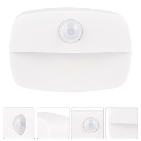 1 stk Smart LED Menneskesensor Skablys Garderobe Lampe Natlys (hvid)