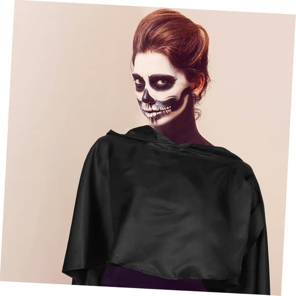 Retro ridderkappe med hætte, middelalderkappe til mænd, Halloween Cosplay-begivenhed, hætte og bælte