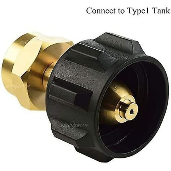 Propan-påfyldningsadapter LP Gas 1 Lb Cylinder Tank Kobling Universal til QCC1/type1 Propan Tank