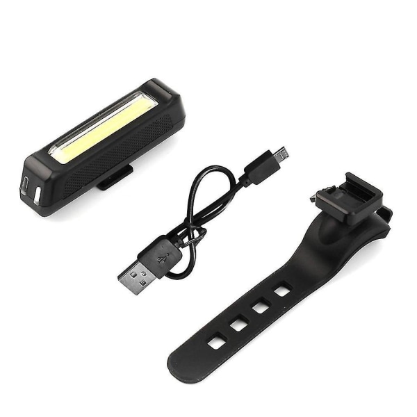 100lm LED USB Genopladelig Head Light Cykel Cykel Tail Safety