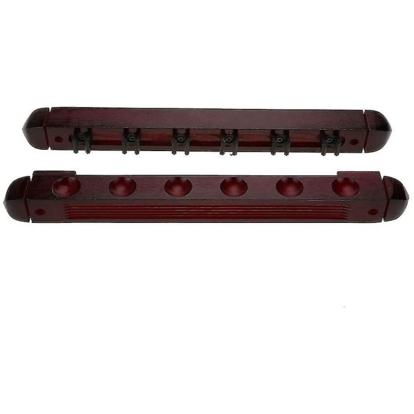 En Sæt Pool Cue Rack Vægmontering Stick Rack Træ Billiard Holder Stativ
