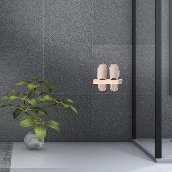 4st Tofflor Hängande Ställ Badrum Förvaringsställ Pp Plast Multifunktionell Klibbig Organizer