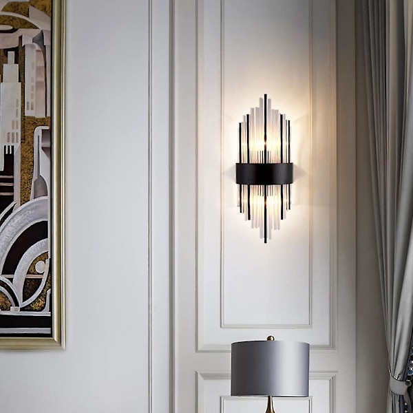 Krystall Moderne Nordisk Stil Vegglamper Sconces Soverom