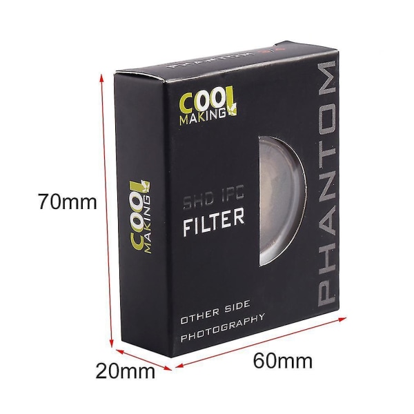 MCUV-filterobjektiv för Phantom 3 Camera HD-objektiv