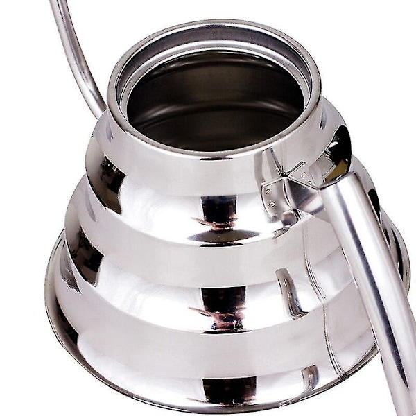1,2 l Rostfritt Stål Svanhals Kaffekanna Filter Dropp Te