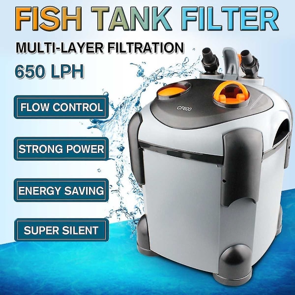 CF-600 9,3W filterspand Akvarium ekstern beholder