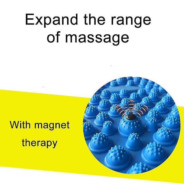Fodmassagemåtte med Refleksologi og Magnetisk Terapi Akupressur Disk