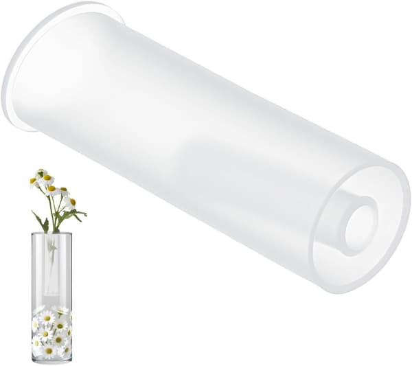 Vase Støpeform DIY Silikonform for Epoxyharpiks Blomstervaseproduksjon