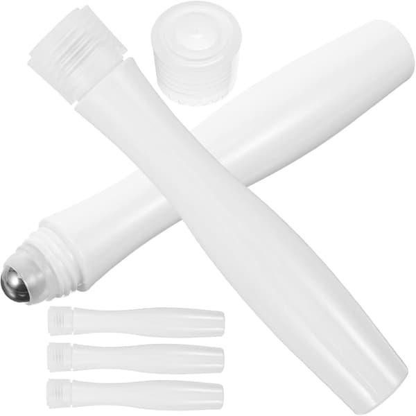 10 st flaskor små plast arom parfym underförpackning tom rullflaska bärbar för resor hårspray