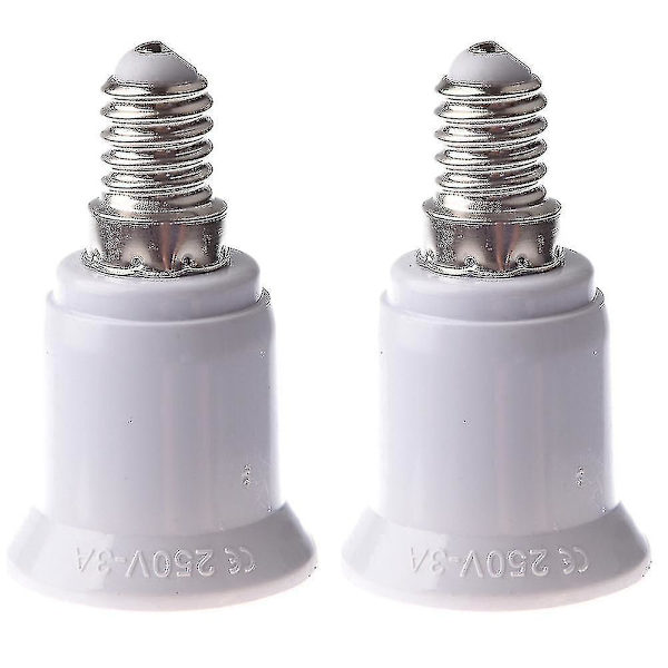 E14-e27 LED Lyspære Skruefatning Adapter Konverter