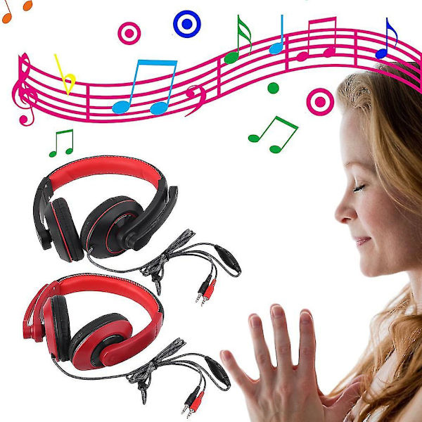 Gaming Headset Surround Hifi Stereo Hovedbånd 3.5mm Mic
