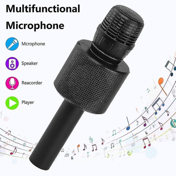 Trådløs Bluetooth karaokemikrofon, bærbar karaokespiller for barn