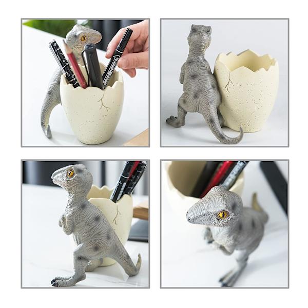 Sööt Kynäpidike, Hauska Dinosaurusten Työpöydän Tarvike, Kynäpidikkeet Kotiin Ja Toimistoon, Koristeelliset Hammaskupit, Hartsilahjat Miehille Ja Naisille