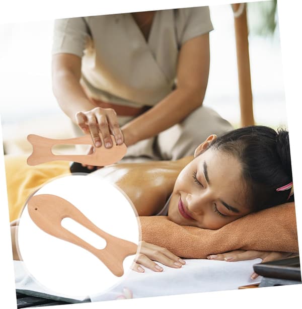 2 stk. træ Gua Sha-bræt til kropsskrabemassage Skrabebord Terapi Værktøj