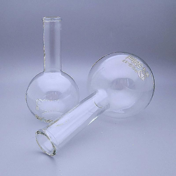 Laboratorieglaskolbe Rund flad bund Lang hals Kemi