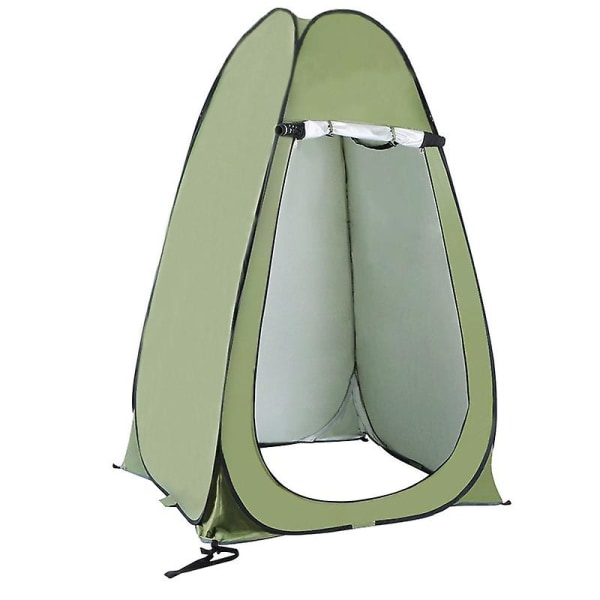 Enkel Pop Up Dusch Tält Toalett Omklädningsskåp Camping Utomhus Skydd Inomhus Utomhus Omklädningsrum Bärbar (grön)
