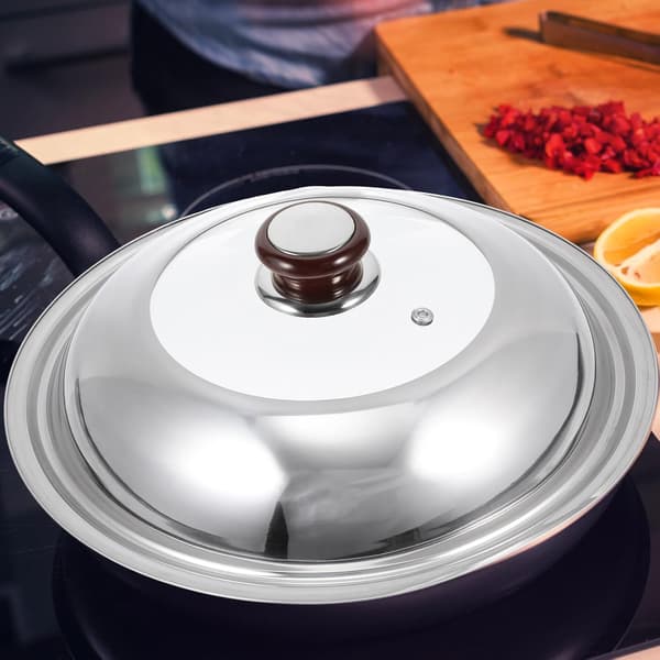 Robusta kastrullocksknoppar Hushållslocksknoppar Brottbeständighet Lätt Klassisk Form Rostfritt Stål Bakelit Vacker