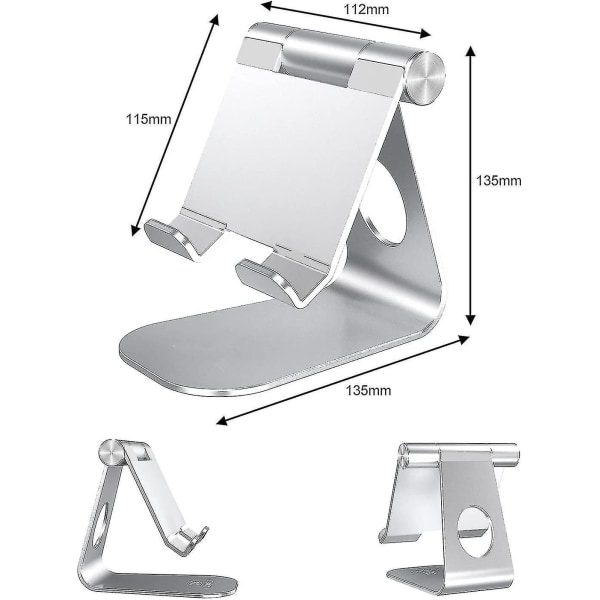 Tablet Stativ Holder Bord Justerbar Foldbar Kompatibel