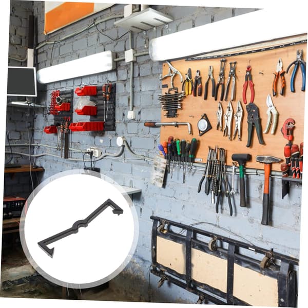200 stk. Peg Locks Pegboard Kroge Organizer Garage Værktøjsopbevaring Display Krog