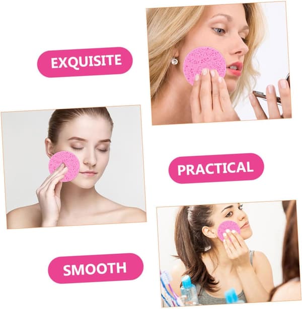40 stk. makeupfjernerpuder i bomuld til ansigtet, ansigtsservietter til daglig hudplejerutine