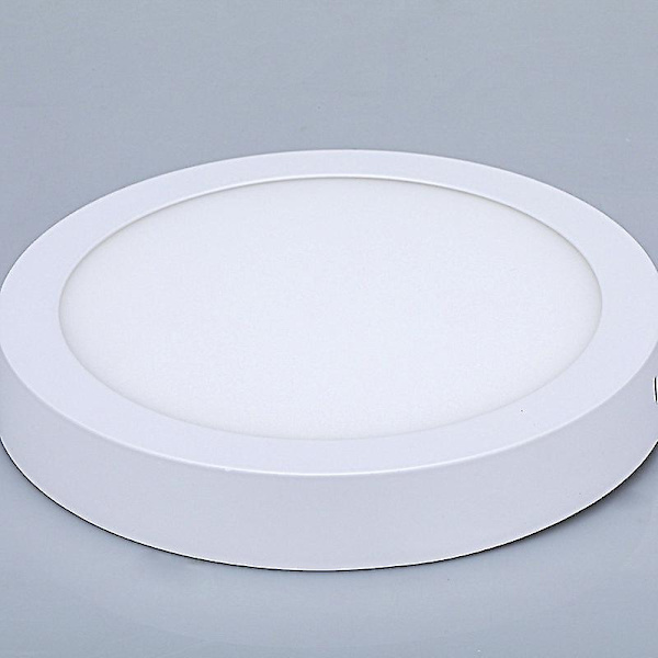 Rund LED-taklampe i aluminium (12 W, 1160 Lm, 120, IP20, 160 x 30 mm) 1 stk. Kaldt hvitt lys 6000 K