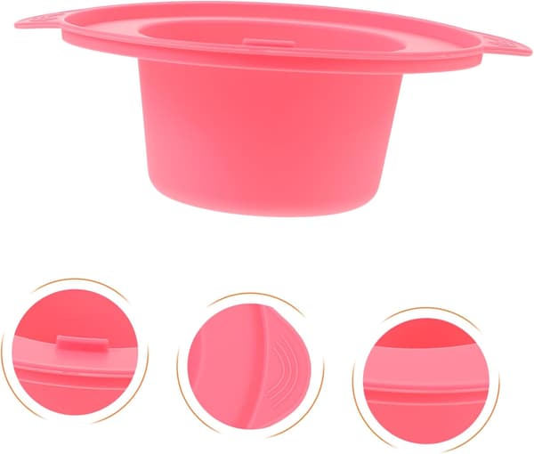 Silikon Vaxsmältningsfoder Ersättningsskål 400ml Non-stick Vaxvärmare Gryta