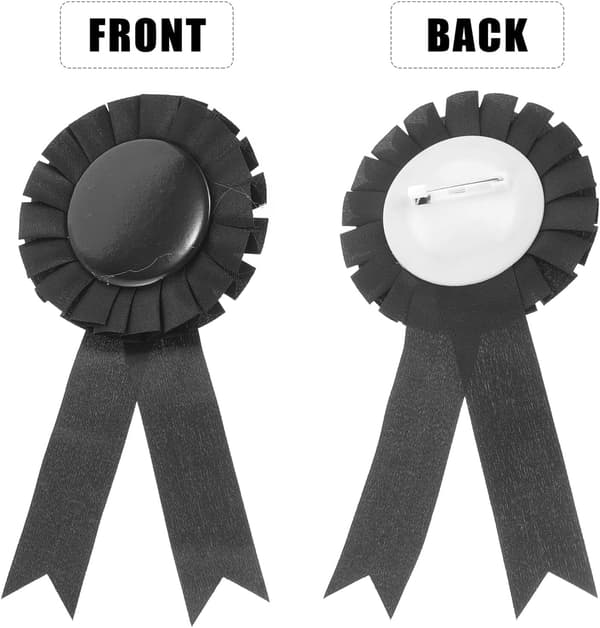 4 stk. DIY tomme brocher, prisbadgeemner til brugerdefinerede badges, nål til håndværksprojekt