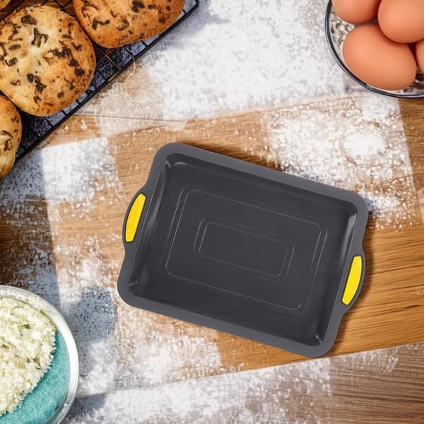 Brödform i silikon, non-stick bakform, diskmaskinssäker rektangulär silikonbakform för hembakat bröd och kakor