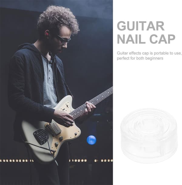 10 st gitarrfotpedal-toppar pedalkapslar ABS-material enkel elegant design minimerad