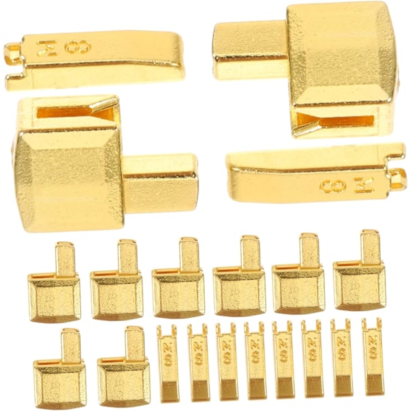 Dragkedja Bottenstopp Ersättning 10-Pack Metall Dragkedjehuvud Slider Utsökt Detaljdesign