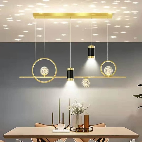 LED-riipusvalaisin Projektor Taivas Tähti Kattokruunu Ruokailuhuoneeseen