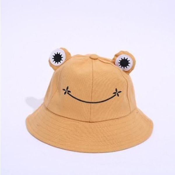 Grodahatt, Solhatt, Bucket Hat för Kvinnor, Groda Bucket Hat, Sommar, Utomhus, Vikbar, Andningsbar, Bucket Hat för Kvinnor, Gratis Frakt
