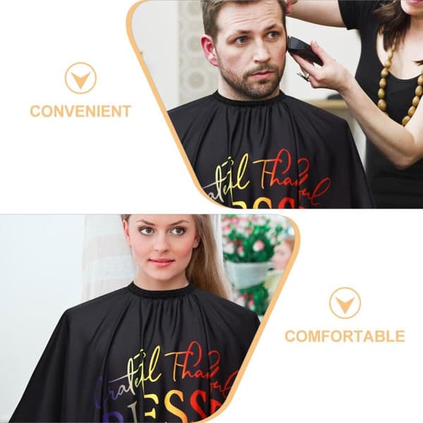 Professionel frisørkappe til voksne, statisk salonkappe, kunstnerisk design