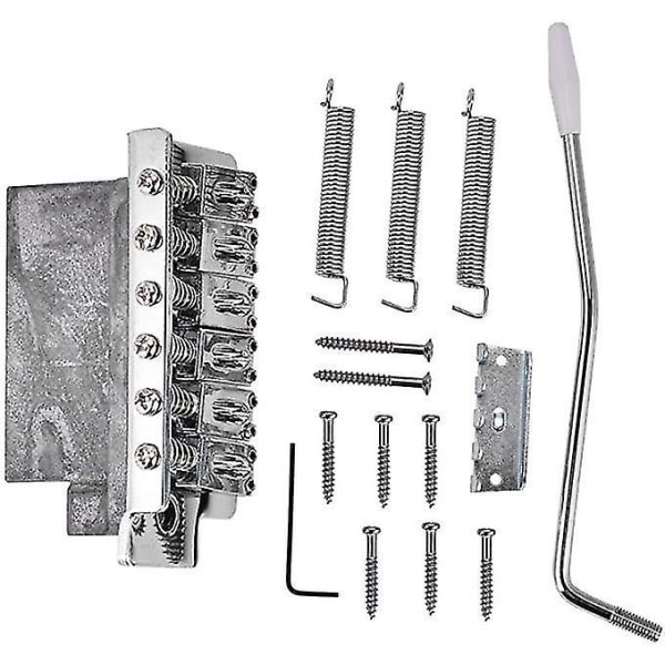 Elektrisk Gitarbro Tremolo Systemsett Metall Fast