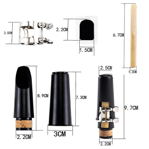 Klarinettmunstycke Kit 5-pack