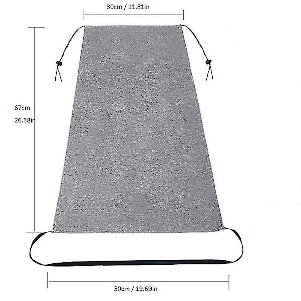 Solsejl til Barnevogn Justerbar Solbeskyttelse til Baby Bathgray1pcs