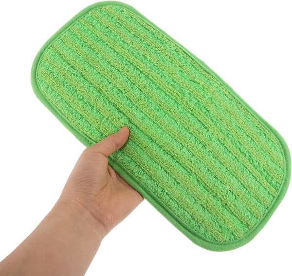 3 stk. genanvendelige moppeklude til trægulve, mikrofiber vaskbare moppepuder