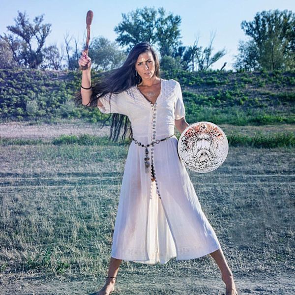 Art Shamans Tromme Ugle Sjæl Dyb Bas Guddommelig Lyd