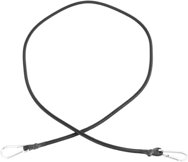 4 st elastiskt buntrep med karbinhakar, 1 m höghållfasta 2500d polyesterremmar