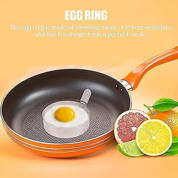 Stekt Eggform Stål Eggform Ikke-klebende 9cm