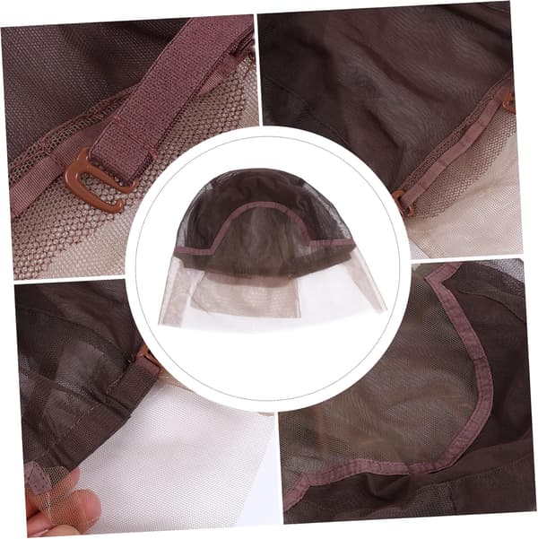 Parykkhette Mesh Pustende Lace Front Parykk Dome Stil Mesh Hetter for Hårstyling