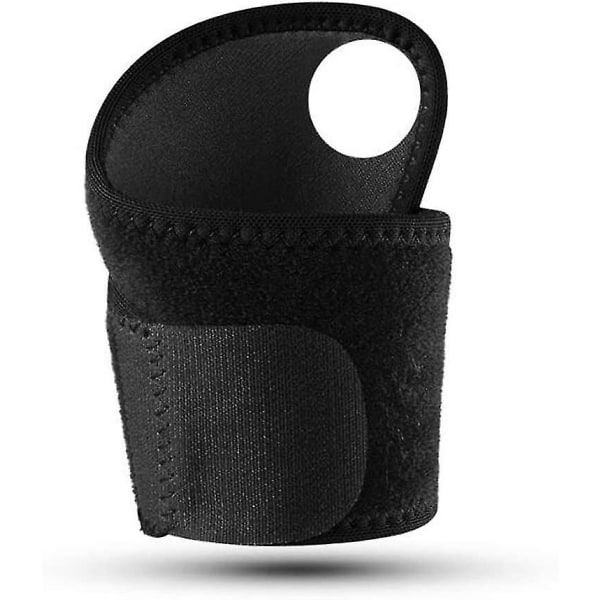 Wrist Wraps Støtte Sports Wristband, Wrist Kompressionsbånd Med Tommelhul, Til Sport Fitness (sort) (1 stk)