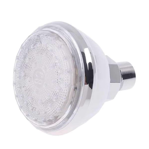 Regnbue Dusjhode med LED-Dyser Lumi Dusjhode Lys Automatisk