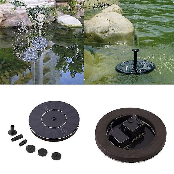 Solcellsdriven Vattenpump för Trädgårdsfontän Damm Kit