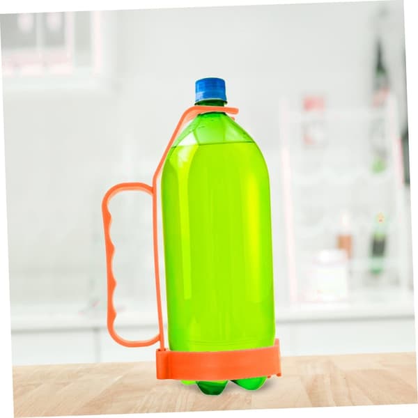 Multifunksjonell plastflaskeholder med ergonomisk design, solid drikkeflaske