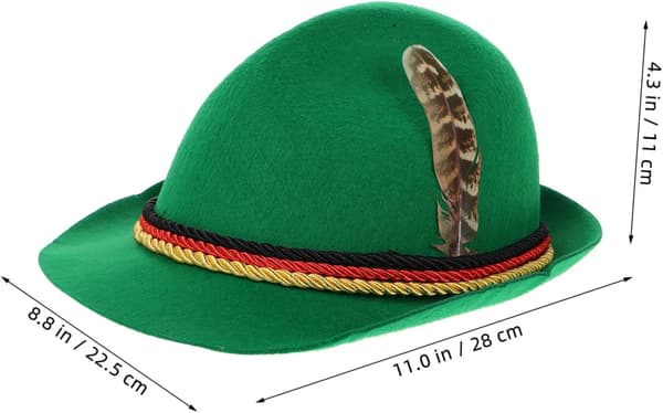 Panama Jazzhatt för män och kvinnor Elegant grön smokingaccessoarhatt