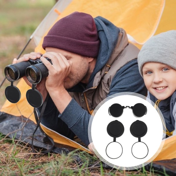 3 stk Kikkert Teleskop Tilbehør Okular Linsekappe Objektiv Linsekappe Linse Dæksel Kappe Kikkert Kappe