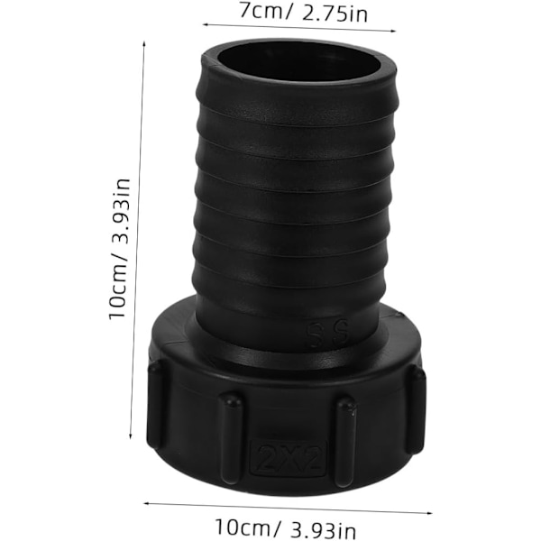 Vanntankkobling Tonne Fat Koblingsutstyr Tote Tank Adapter Slangekobling