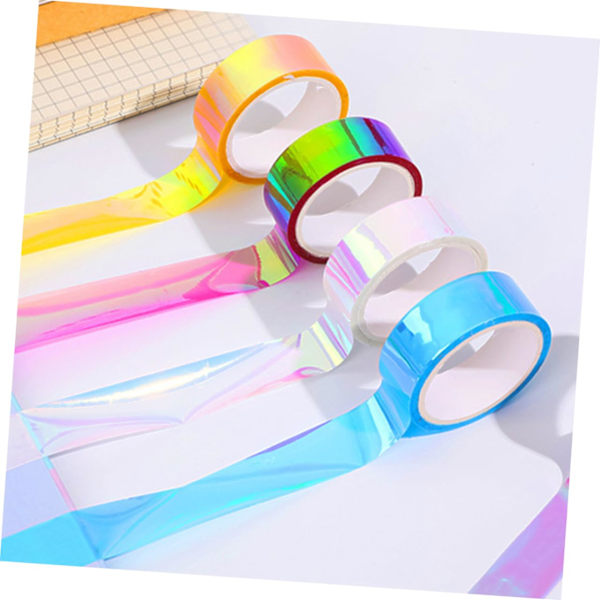 18 stk. Regnbuegradient Washi Tape Sett Vanntette Selvklebende Papirklistremerker for Journal DIY Håndverk Kunst Hjem Dec