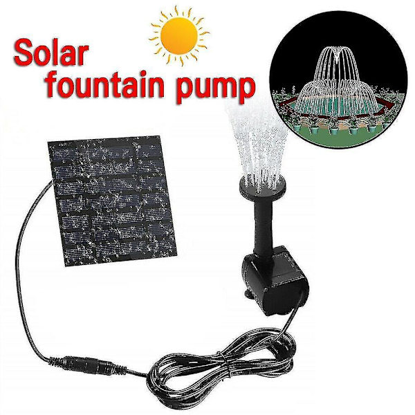 180l/t Solpanel Vandpumpe Have Dam Akvarium